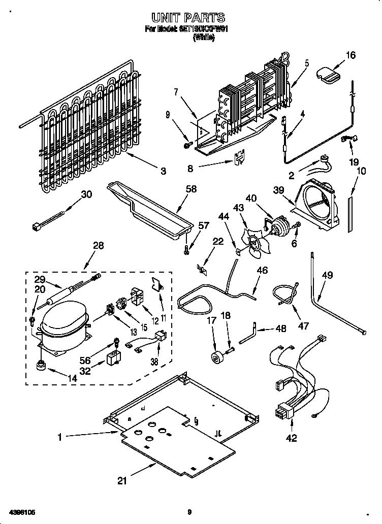 Whirlpool 6ET19DKXFW01 unit diagram