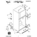 Whirlpool 8ET19DKXFW01 cabinet diagram