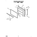 Whirlpool 8ET19DKXFW01 freezer door diagram