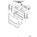 Whirlpool SF303PEGQ0 control panel diagram