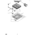 Roper RUD1000DB1 dishrack diagram