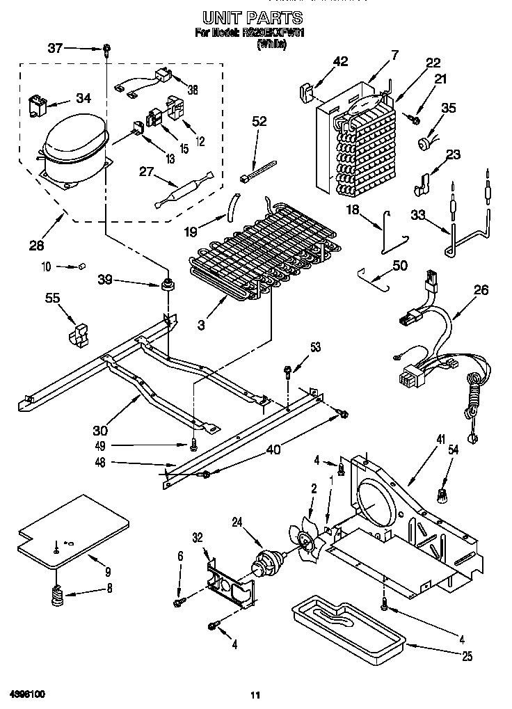 Roper RS20EKXFW01 unit diagram