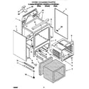 KitchenAid KERC507EBL4 oven chassis diagram