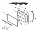 Whirlpool GT22DKXGB01 freezer door diagram