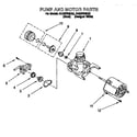 Roper RUD5750DQ2 pump and motor diagram
