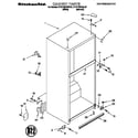 KitchenAid KTRP19KGWH01 cabinet diagram