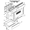 KitchenAid KGST300FAL2 door & drawer diagram