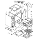 KitchenAid KGST300FAL2 oven chassis diagram
