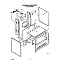 Whirlpool SF3100ERW6 external oven diagram