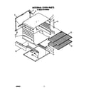 Whirlpool SF314PSRW6 internal oven diagram