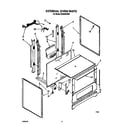 Whirlpool SF3020ERN6 external oven diagram