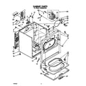 Whirlpool LE9800XPW1 cabinet diagram
