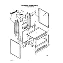 Whirlpool SF335EERW0 external oven diagram