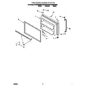 Whirlpool GT22DKXGN00 freezer door diagram