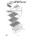 Roper RT14ZKXGW00 shelves diagram