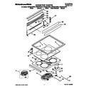 KitchenAid KERC607GBL0 cooktop diagram