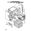KitchenAid KERC607GBL0 oven chassis diagram