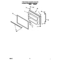 Whirlpool ET22RMXGW00 freezer door diagram