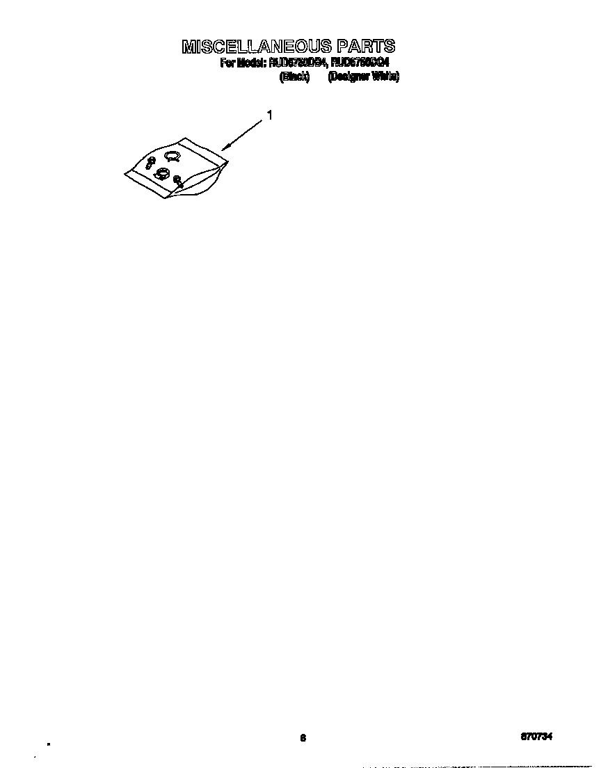 Roper RUD5750DQ4 miscellaneous diagram