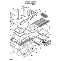 Whirlpool 3XARG477GF02 shelf diagram