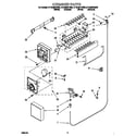 Whirlpool ET16JMXHN00 ice maker diagram