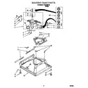 Whirlpool LSR4100HQ0 machine base diagram