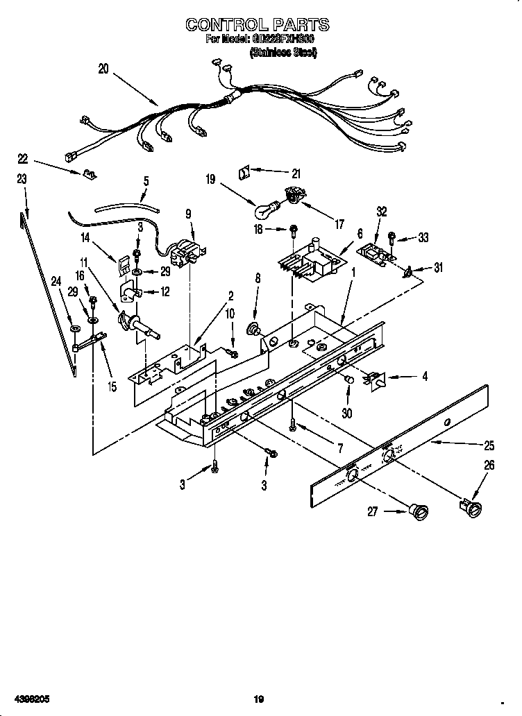 Whirlpool GD22SFXHS00 control diagram