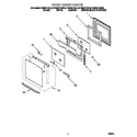 KitchenAid KEMS377DAL6 oven door diagram