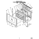 Whirlpool SF387LEGN1 door diagram