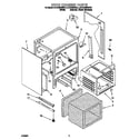 KitchenAid KERC600GWH1 oven chassis diagram