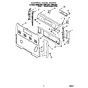 Whirlpool RF387LXGW1 control panel diagram