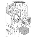 Whirlpool GY395LXGQ0 oven chassis diagram