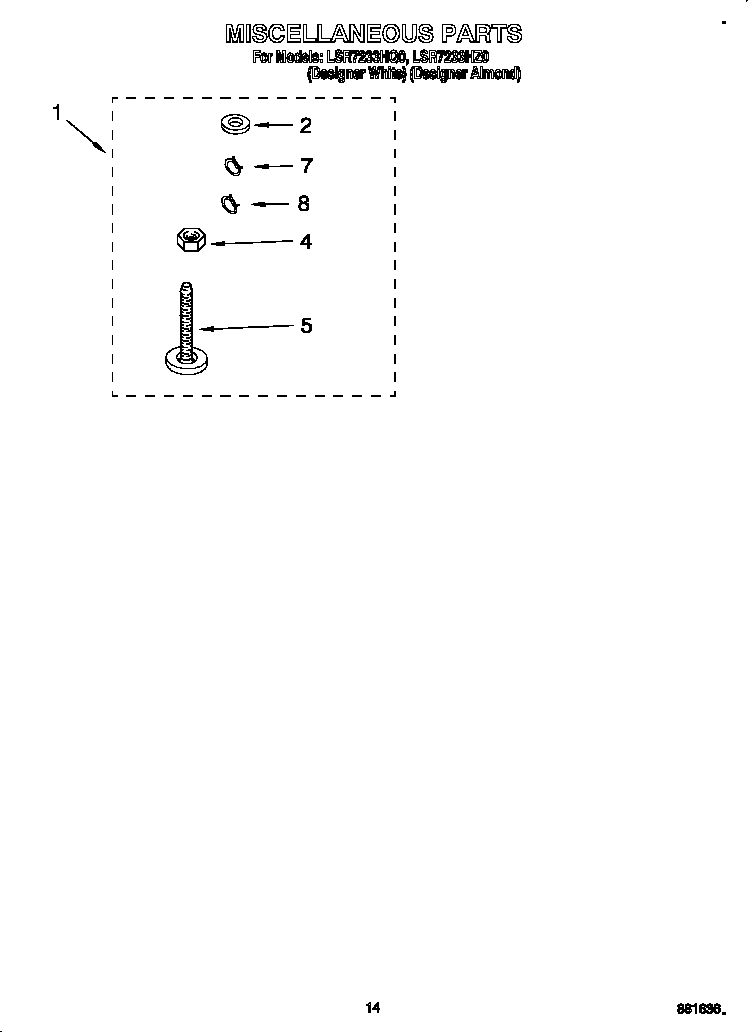 Whirlpool LSR7233HQ0 miscellaneous diagram