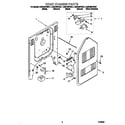 KitchenAid KESH307GBS1 rear chassis diagram