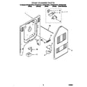 KitchenAid KESH307GBL0 rear chassis diagram