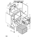 KitchenAid KERC500EWH4 oven chassis diagram