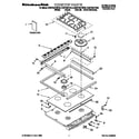 KitchenAid KGST307HBL0 cooktop diagram