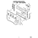 Whirlpool RF314PXGW1 control panel diagram