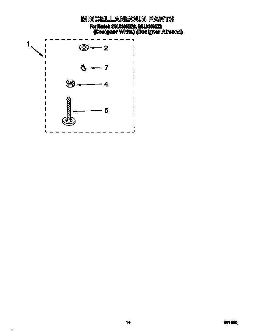 Whirlpool GSL9365EQ2 miscellaneous diagram