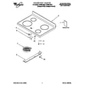 Whirlpool RF388LXGQ2 cooktop diagram