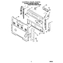 Whirlpool RF388LXGQ2 control panel diagram