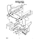 Whirlpool SF387LEGW4 manifold diagram