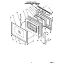 Whirlpool SF387LEGW4 door diagram