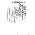 Whirlpool SF385PEGW3 door diagram