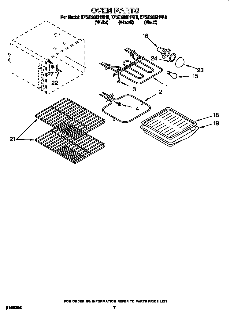 KitchenAid KESC300HBT0 oven diagram