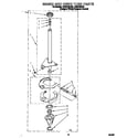 Whirlpool LBR6133DZ0 brake and drive tube diagram