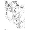 Whirlpool 3XLER5435HQ0 cabinet diagram