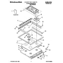 KitchenAid KGST307HBS1 cooktop diagram