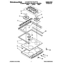 KitchenAid KGST307FAL1 cooktop diagram
