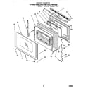 Whirlpool SF387LEGQ5 door diagram